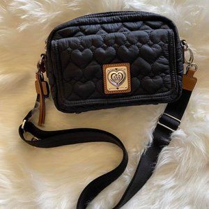 Brighton Hearts Black Utility Bag – Purse – Camera Bag